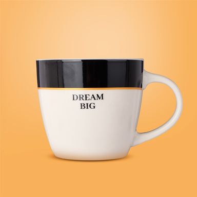 Taza de Ceramica 280 Ml Serie Miniso Negro