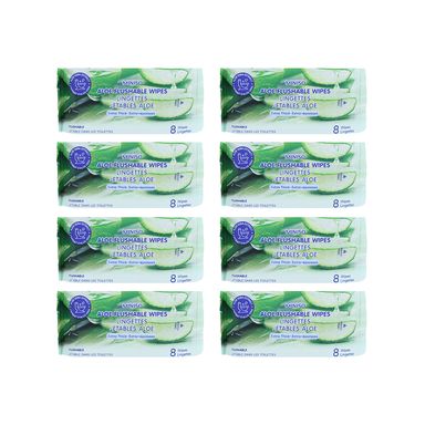 Toallitas Desechables con Aloe Serie Miniso 8 Toallitas 8 Paquetes