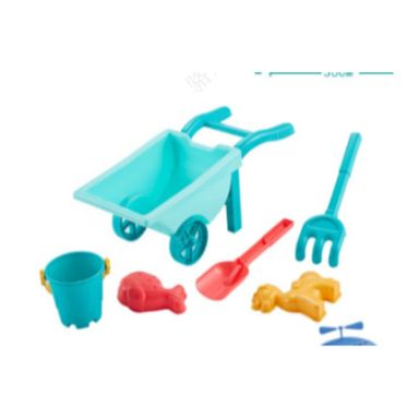 Juego de Carrito de Playa Serie Miniso Azul