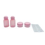 Botellas-de-Viaje-Portatiles-Serie-Miniso-4-Piezas-Rosa-1-25745