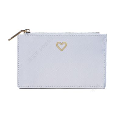 Monedero con Corazon Serie Miniso Azul