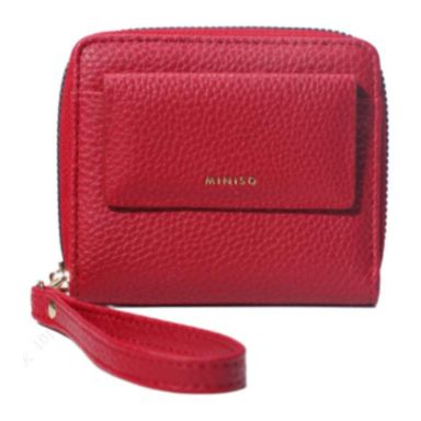 Cartera Pequeña Serie MIniso Rojo
