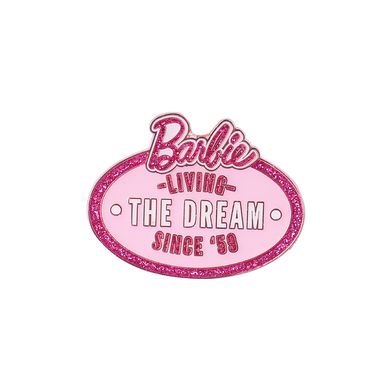 Afiche Brillante con Insignia de Metal Serie Barbie
