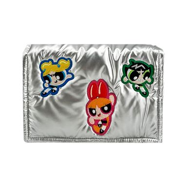 Bolso Crossbody Serie Las Chicas Super Poderosas Plateado