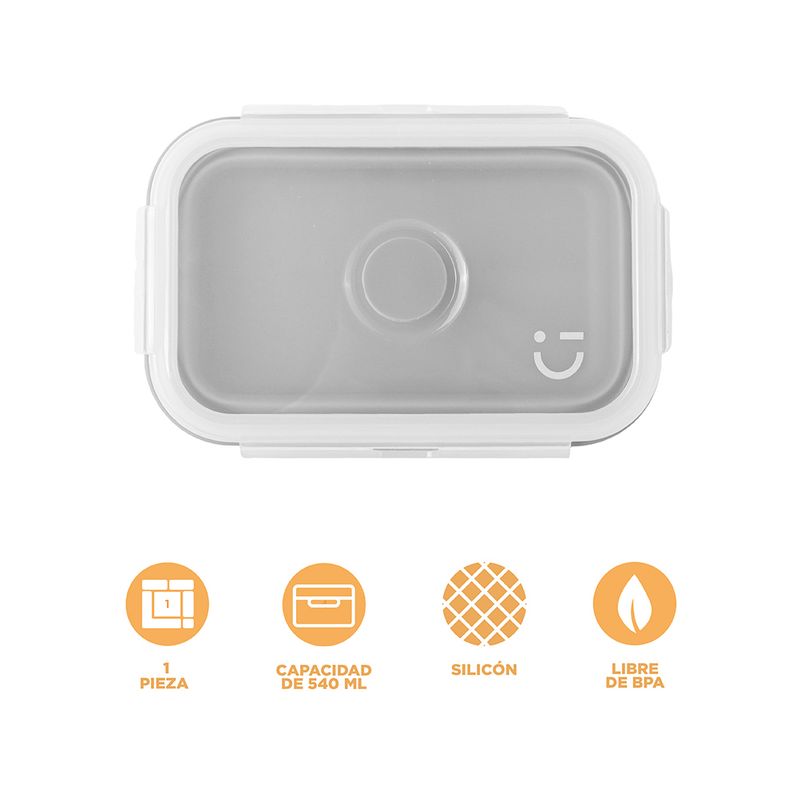 Contenedor-de-Alimentos-Plegable-de-Silicona-540-Ml-Serie-Silver-Grey-5-25941