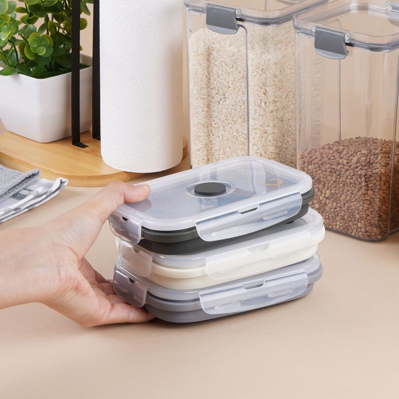Contenedor-de-Alimentos-Plegable-de-Silicona-540-Ml-Serie-Silver-Grey-Crema-3-25942