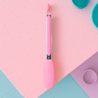 Pinzas de Cocina en Silicona Serie Mis Pastelitos Rosa