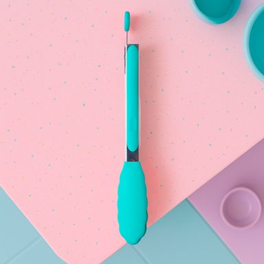 Pinzas de Cocina en Silicona Serie Mis Pastelitos Verde