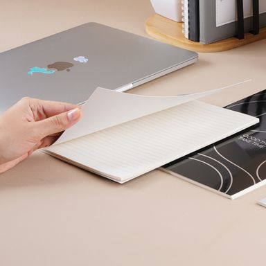Cuaderno Argollado de 60 Hojas Serie Silver Gray