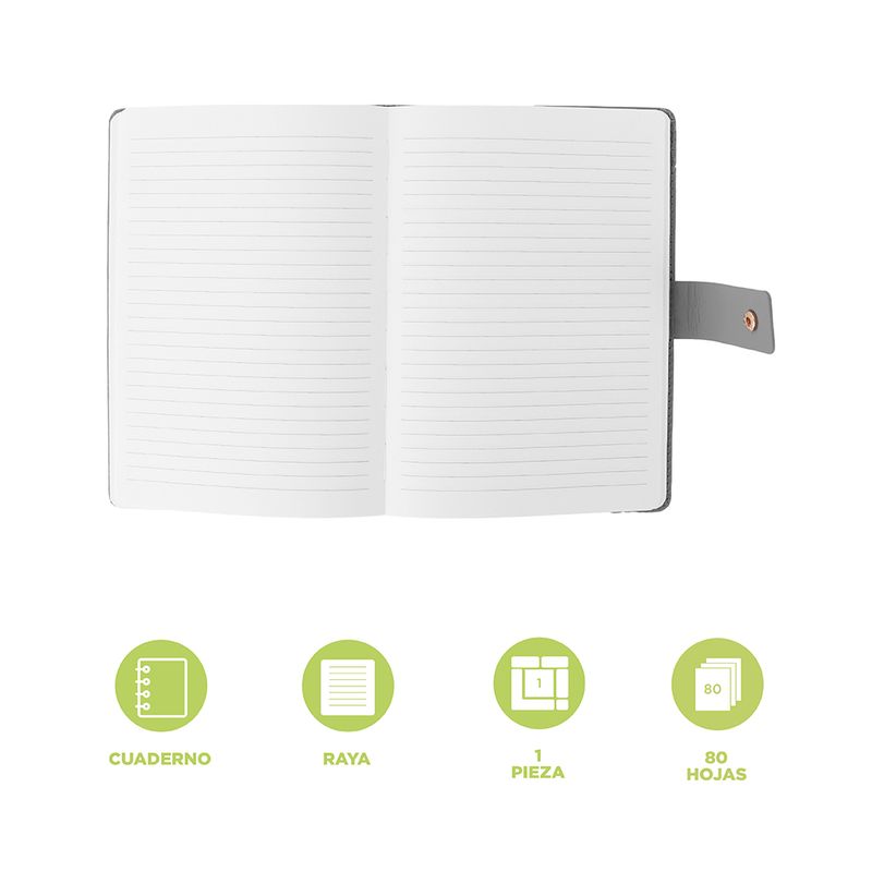 Agenda-A5-con-Bolsillo-y-Broche-80-Hojas-Serie-Silver-Gray-5-25875