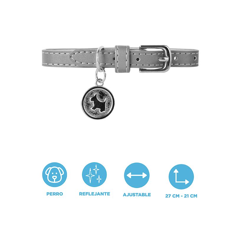 Collar-para-Mascotas-Dije-Redondo-Serie-Silver-Gray-3-25849