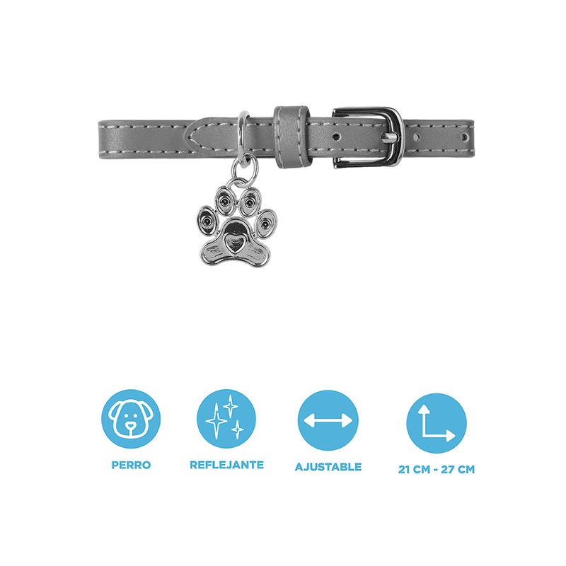 Collar-para-Mascotas-Dije-de-Huella-Serie-Silver-Gray-3-25850
