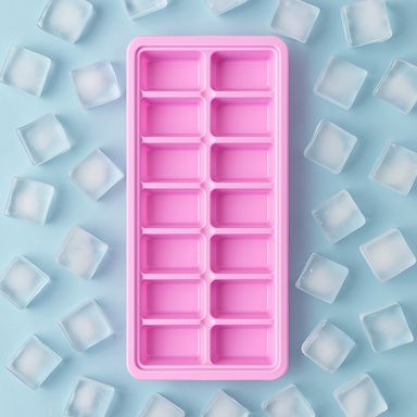 Bandejas para Cubos de Hielo Serie Mis Pastelitos Purpura