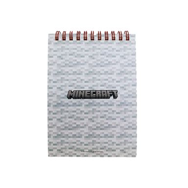 Libreta en Relieve Argollado B 80 Hojas Serie Minecraft