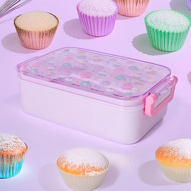 Contenedor para Alimentos de  470Ml Serie Mis Pastelitos Morado