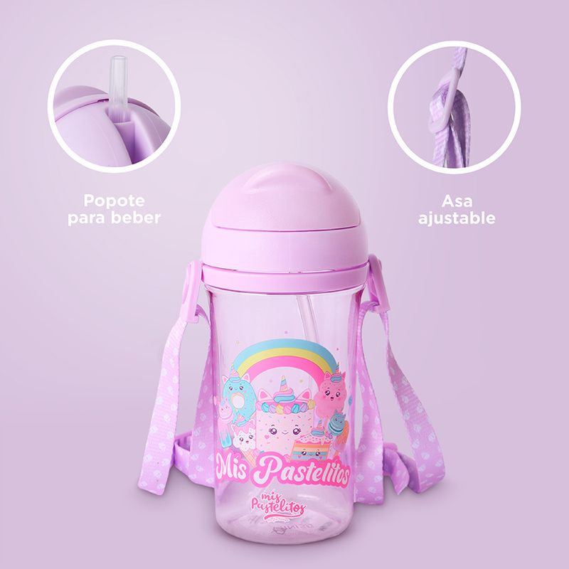 Botella-de-Plastico-con-Pitillo-400-Ml-Serie-Mis-Pastelitos-Morada-5-26111