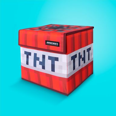 Organizador de Tela Cuadrada Tnt Serie Minecraft Roja