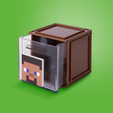 Caja de Almacenamiento Pequeña Steve Serie Minecraft Cafe