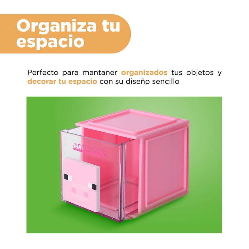 Caja-de-Almacenamiento-Peque-a-Cerdito-Serie-Minecraft-Rosa-4-25974