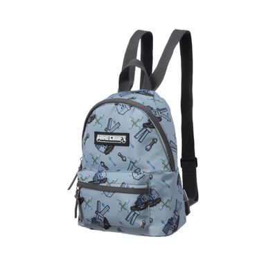 Maleta Escolar Serie Minecraft Gris