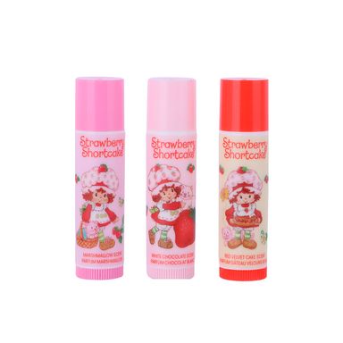 Set de 3 Balsamos Labial Serie Strawberry Shortcake