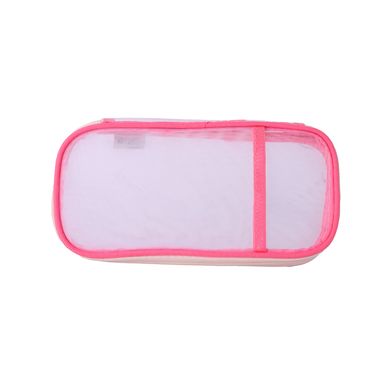 Cartuchera Grande de Malla Serie Miniso Rosa