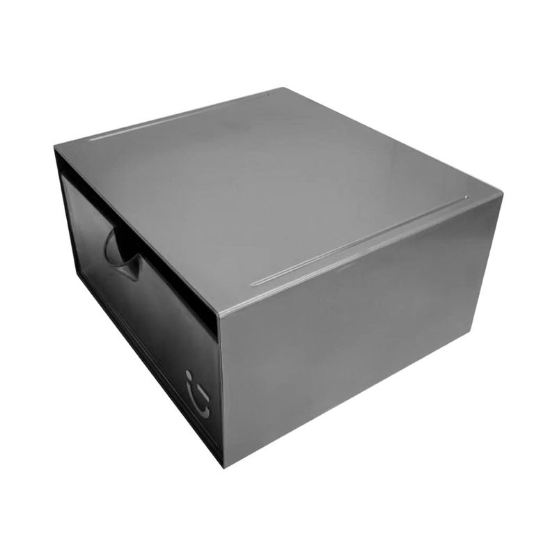 Organizador-Plastico-de-Cajones-con-una-Sola-Capa-Serie-Silvery-Gray-Gris-Oscuro-1-26153