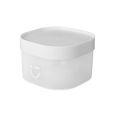 Organizador Plastico Pequeño de Almacenamiento Serie Silvery Gray Gris Claro