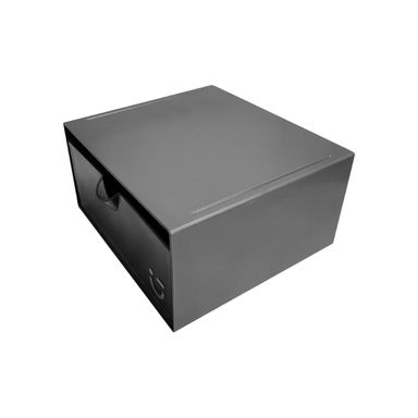 Organizador Plastico Grande de Cajones una sola Capa Serie Silvery Gray Gris Oscuro