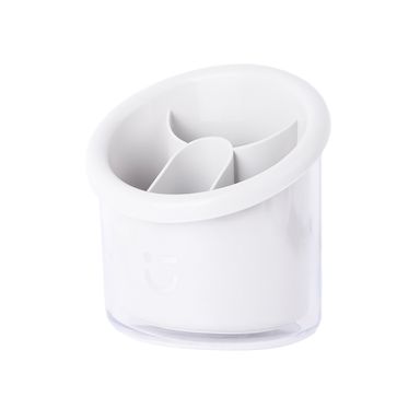 Organizador Plastico de Almacenamiento 3 Compartimentos Serie Silver Gray Gris Claro