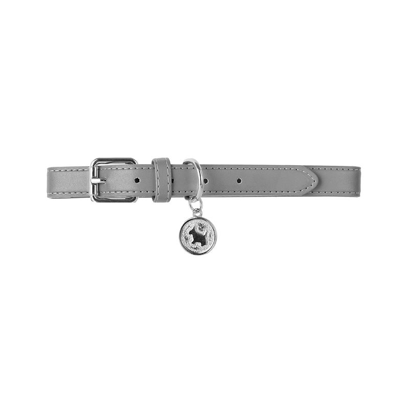 Collar-para-Mascotas-Dije-Redondo-Grande-Serie-Silver-Gray-1-25851