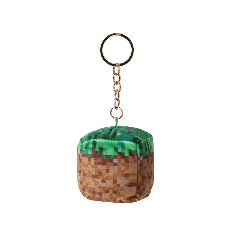 Llavero-de-Peluche-Bloque-de-Hierba-Serie-Minecraft-1-25963