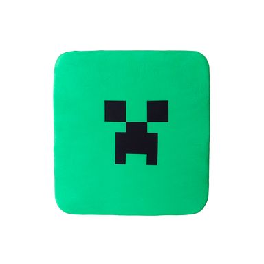 Cojin para Asiento Cuadrada Creeper Serie Minecraft Verde