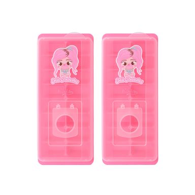 Bandejas para Cubos de Hielo Serie Mis Pastelitos Rosa