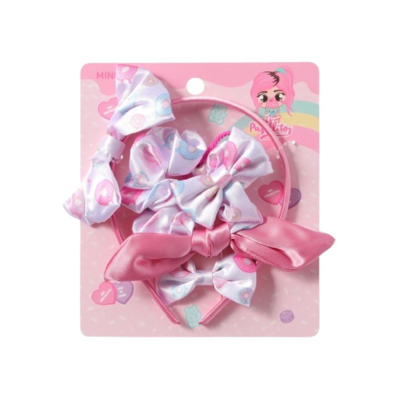 Set-Infantil-Diadema-y-Pasadores-para-Cabello-Serie-Mis-Pastelitos-Rosa-y-Blanco-1-26126