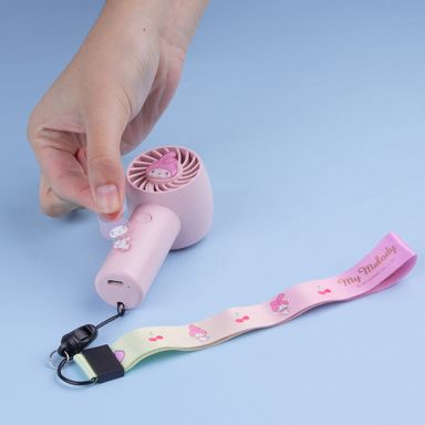 Ventilador de Mano My Melody Serie Sanrio Rosa