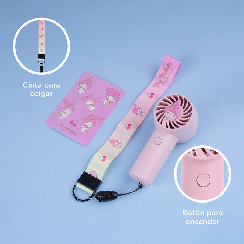 Ventilador-de-Mano-My-Melody-Serie-Sanrio-Rosa-5-26505