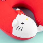 Almohada-de-Viaje-para-el-Cuello-Hello-Kitty-Serie-Sanrio-Rojo-3-26496