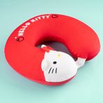 Almohada-de-Viaje-para-el-Cuello-Hello-Kitty-Serie-Sanrio-Rojo-7-26496
