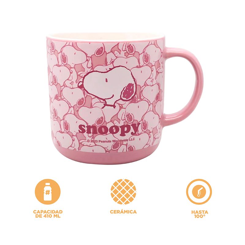 Taza-Ceramica-de-410Ml-Serie-Snoopy-Rosa-3-26192