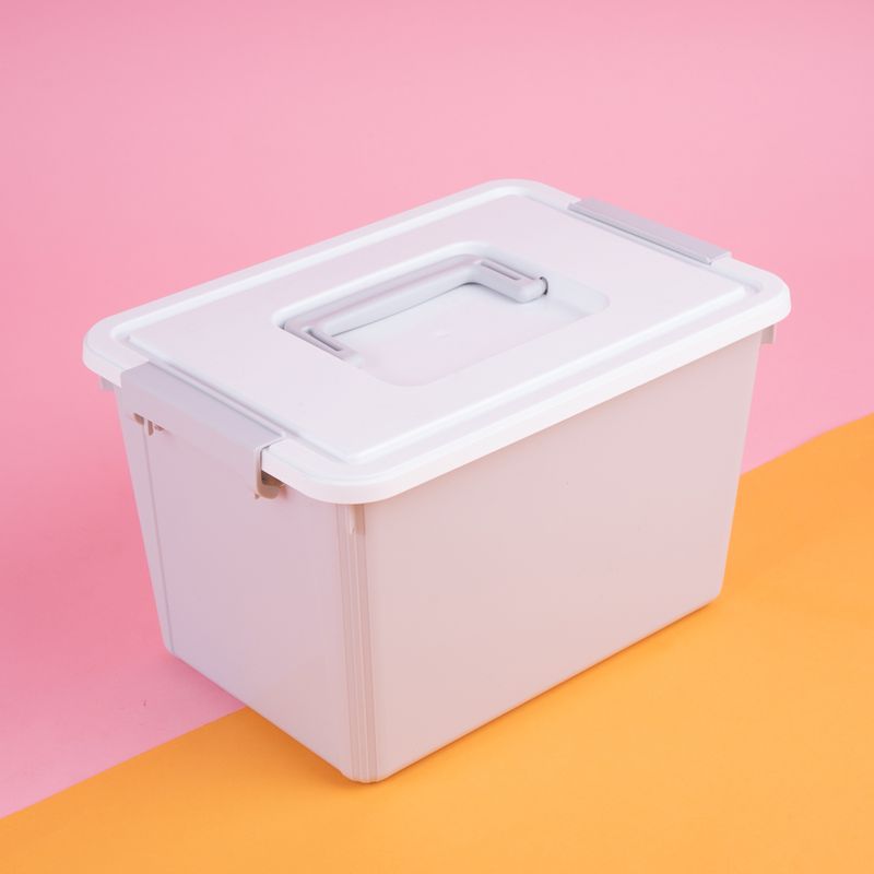 Organizador-Plastico-con-Asa-y-Tapa-Serie-Miniso-Gris-7-26301