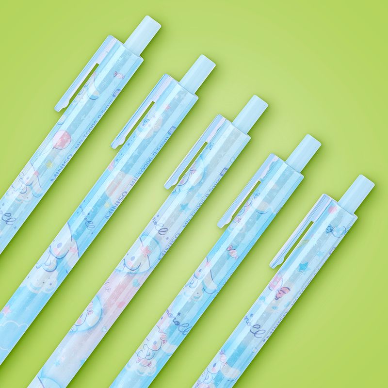 Juego-de-5-Esferos-Cinnamoroll-0-5-Mm-Serie-Sanrio-Negro-2-26484