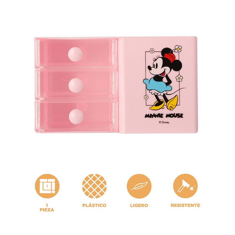 Organizador-Plastico-de-Tres-Capas-para-Escritorio-Minnie-Serie-Disney-Mickey-Mouse-3-26162