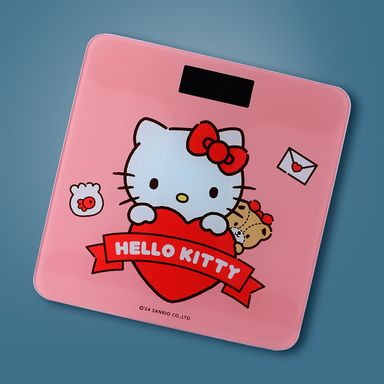 Bascula Digital de Cristal Templado Hello Kitty Mod Sctzc 220419 Serie Sanrio