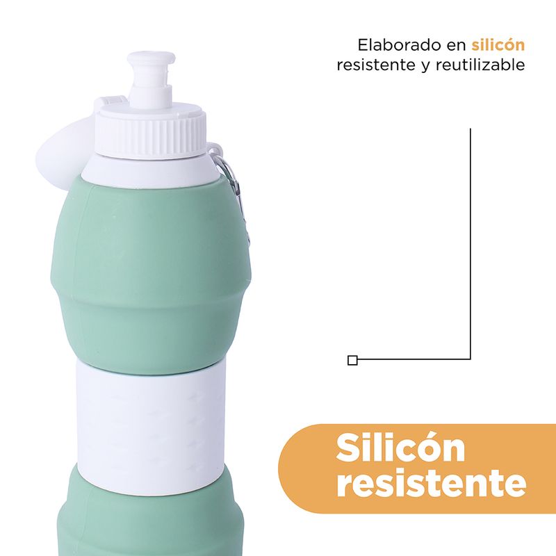 Vaso-Plastico-Plegable-de-Silicona-de-600-Ml-Serie-Miniso-Verde-6-26511