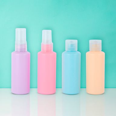 Botellas de Viaje Blandas Serie Miniso 4 Piezas