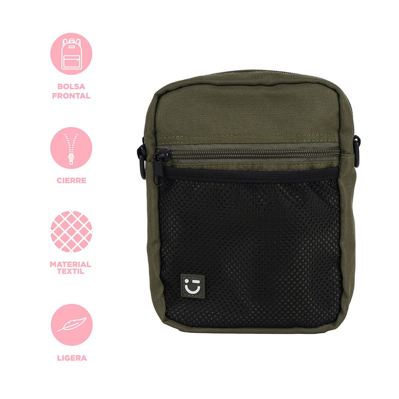 Bolso-Crossbody-con-Bolsa-Frontal-de-Red-Serie-Miniso-Verde-4-26171