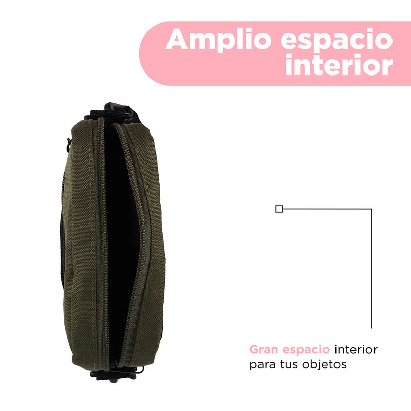 Bolso-Crossbody-con-Bolsa-Frontal-de-Red-Serie-Miniso-Verde-5-26171