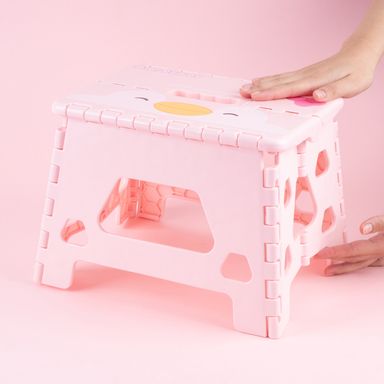 Taburete Plegable Penpen Serie Mini Family  Rosa