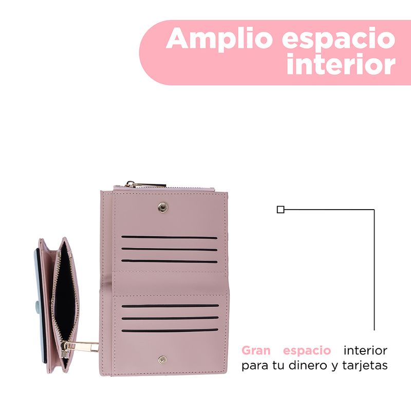 Cartera-Corta-para-Mujer-Serie-Miniso-Azul-y-Rosa-4-26181